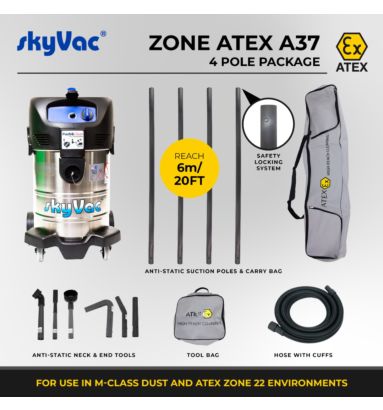 ATEX A37 Vacuum System With NEW Safety Locking Poles
