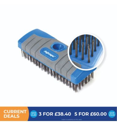 skyscraper Wire Brush for roof moss removal 