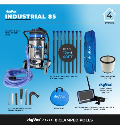 SkyVac Industrial 85 With Real Time Camera Package