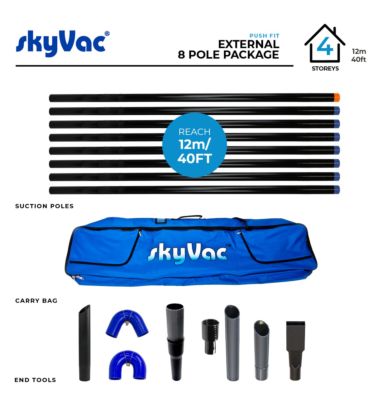 skyVac® External Suction Pole Set 