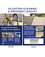 Promote your gutter and cleaning business with quality A5 leaflets