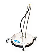 Ecospin 16" flat surface cleaner with anti-splash skirt and castors