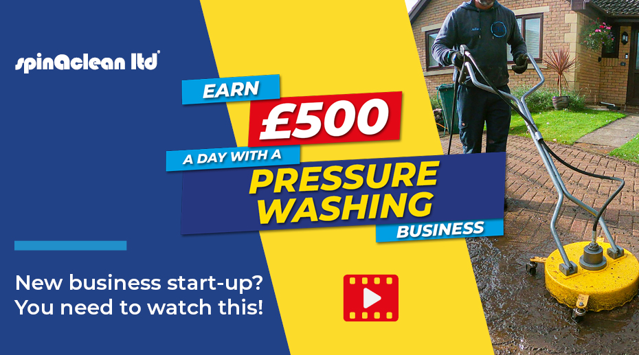 Earn £500 a day with a pressure washer business