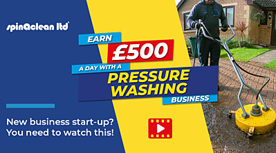 Earn £500 a day with a pressure washer business