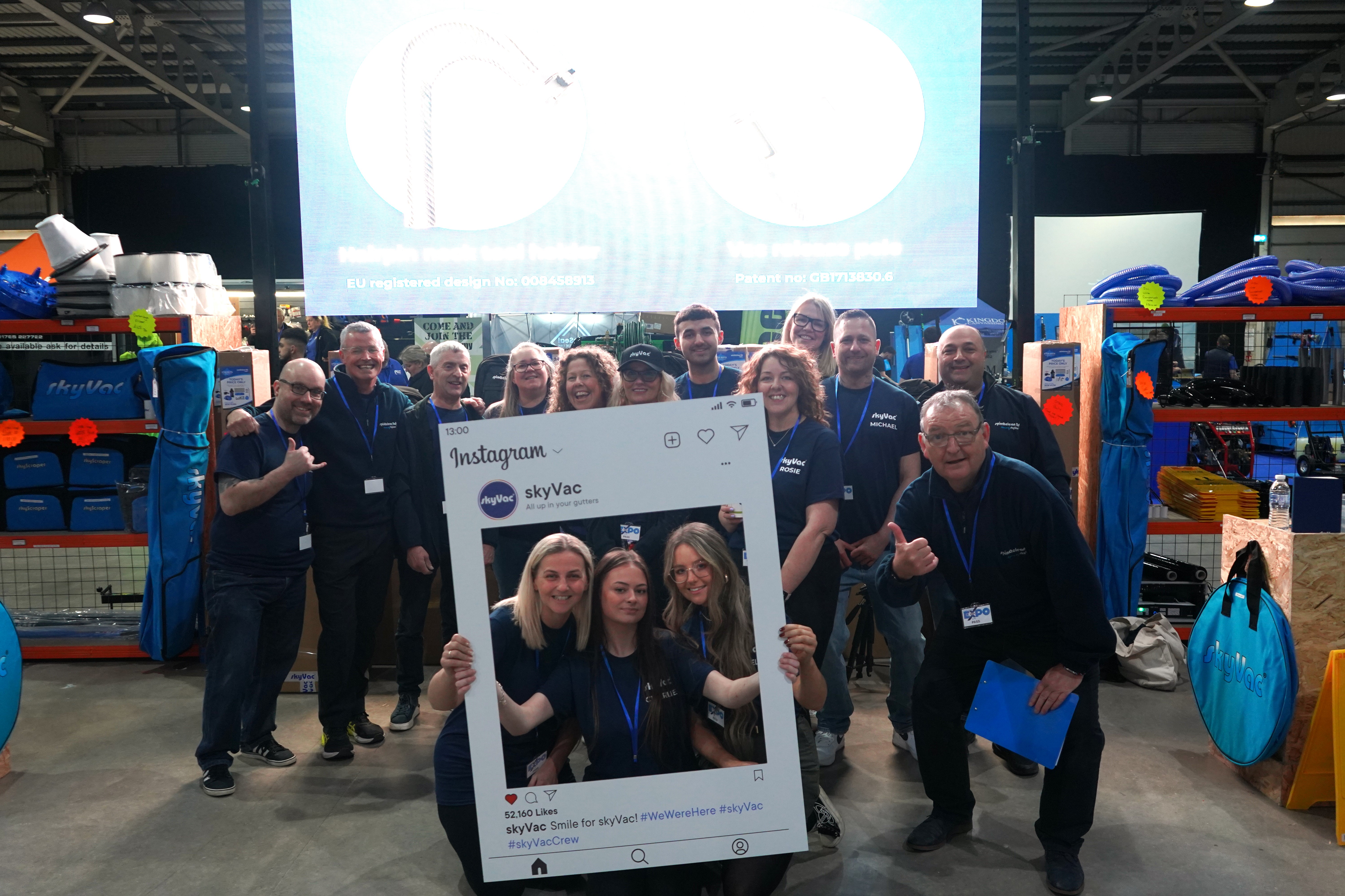 Spinaclean Team Photo- Cleaning Expo UK 2024